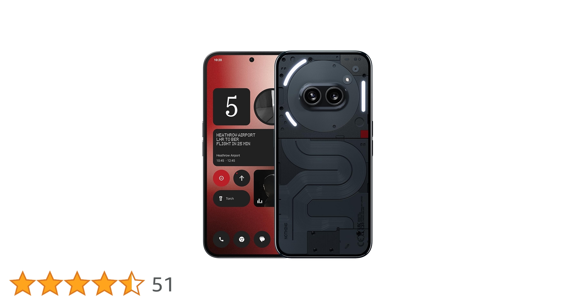 Nothing A142 Mobile (2A) 12+256 GB, BUNDLE OFFER, Android 14